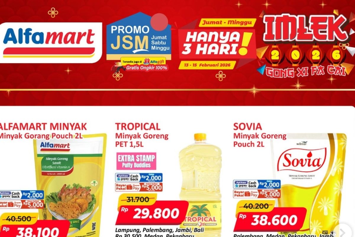 Promo JSMA Alfamart Sabtu 14 Februari: Stok Makanan Murah untuk Weekend
