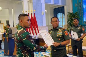 Panglima Beri Penghargaan Atlet Berpretasi: 2 Orang Naik Pangkat Luar Biasa, 34 Sekolah Perwira