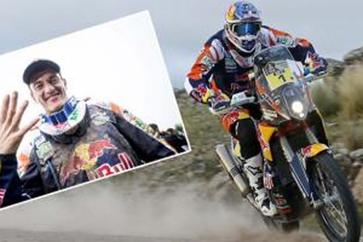 Marc Coma memenangi Reli Dakar 2015 bersama KTM.