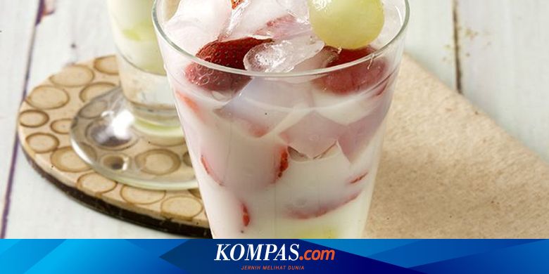 Resep Es Buah Susu, Takjil Buka Puasa Layak Jual