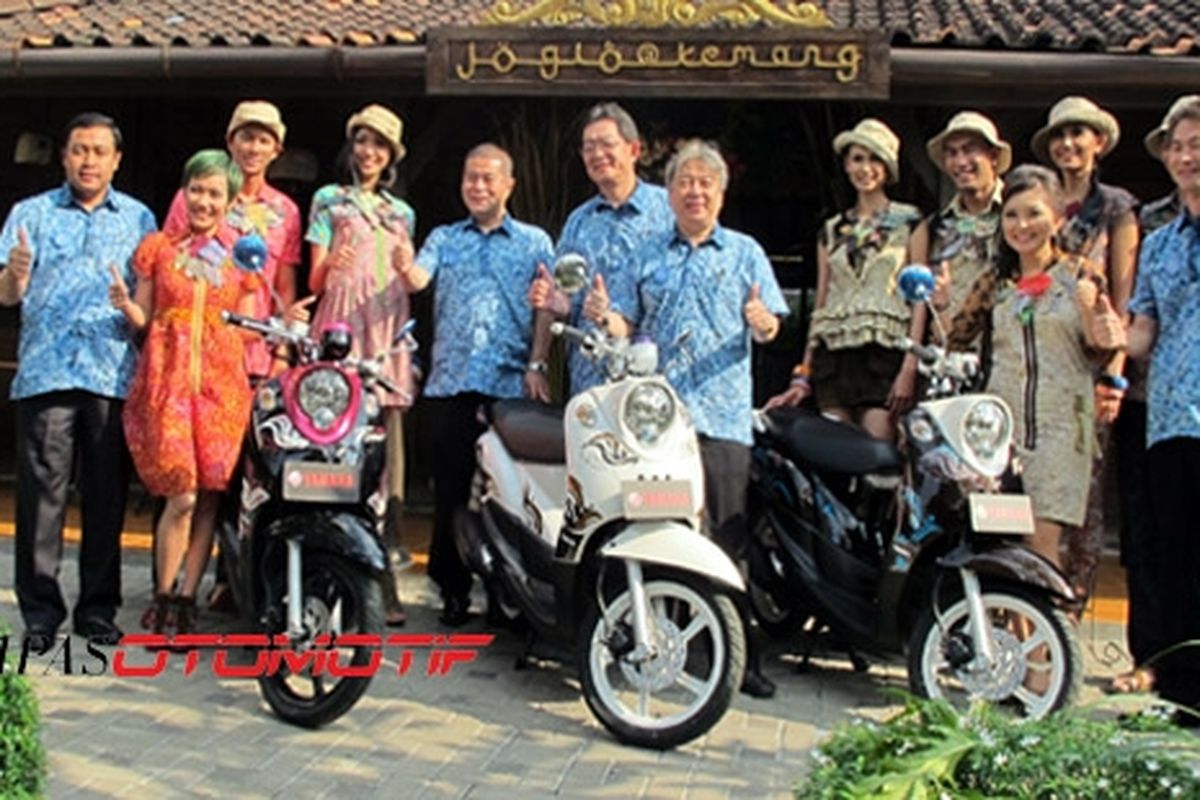 Peluncuran Yamaha Fino edisi khusus batik