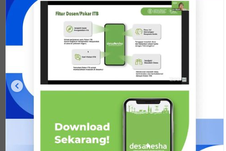 Aplikasi desanesha bisa menjembatani permasalahan desa dengan pakar dari Institut Teknologi Bandung (ITB).
