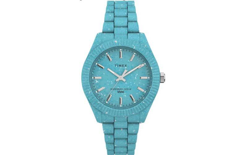 Koleksi jam tangan Timex Women's Waterbury Ocean Light Blue.