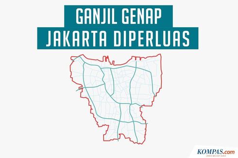Lokasi Ganjil Genap di Jakarta Bulan April 2023