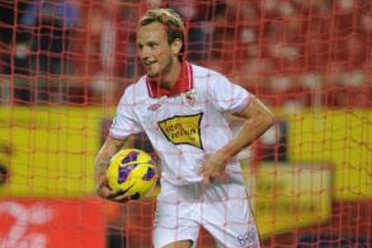 Gelandang serang Sevilla asal Kroasia, Ivan Rakitic.