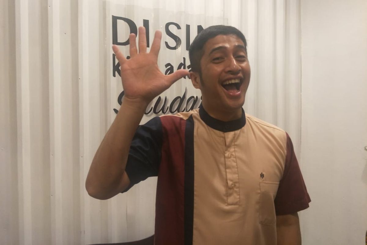 Irfan Hakim saat ditemui di kedai mi baksonya di kawasan Jatiwaringin, Jakarta Timur, Sabtu (8/6/2019).