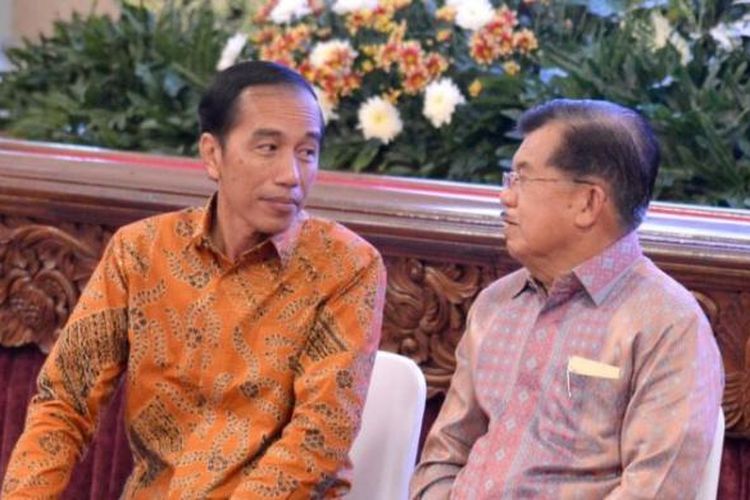 Presiden Joko Widodo dan Wakil Presiden Jusuf Kalla