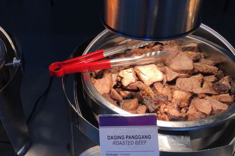 Daging panggang untuk pemenuhan protein atlet selama Asian Games. 