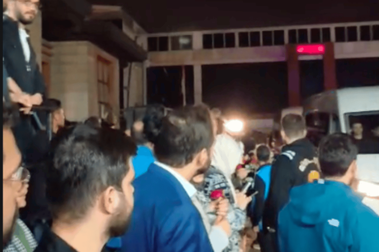 Penyambutan aktivis Global Sumud Flotilla di Istanbul, 21 Mei 2026.