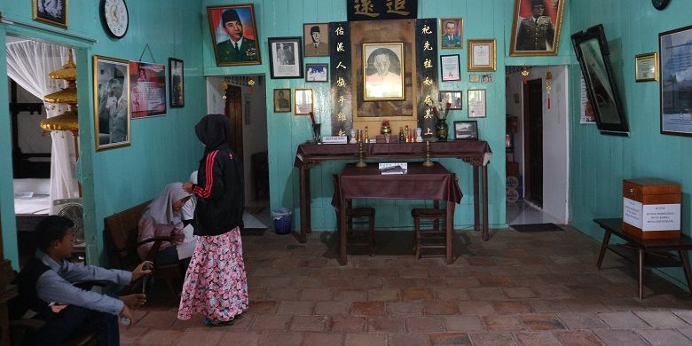 Rumah sejarah Djiauw Kie Siong di Kecamatan Rengasdengklok, Kabupaten Jawa Barat, Sabtu (19/8/2017). Rumah Djiauw Kie Siong merupakan tempat persinggahan Bung Karno dan Hatta saat dibawa oleh generasi muda pada 16 Agustus 2017.