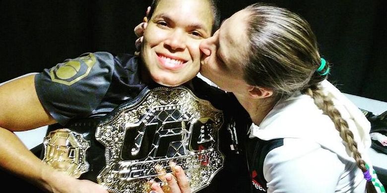 Di Belakang Amanda Nunes Ada Kekasih Lesbiannya