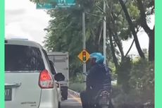 Video Viral Pengendara Motor Ketuk Pintu Mobil Paksa Minta Uang di Surabaya, Ini Kata Polisi