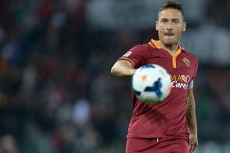 Kapten AS Roma, Fransesco Totti.