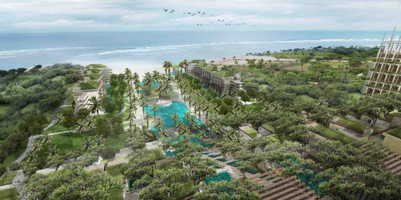 The Apurva Kempinski Bali, hotel berbintang 5 di Sawangan, Nusa Dua, Bali yang akan hadir pada kuartal pertama tahun 2019. 