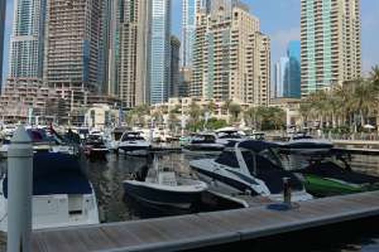 Marina di Dubai, Uni Emirat Arab.