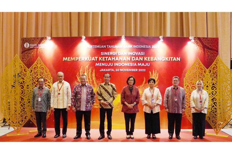 Acara Pertemuan Tahunan Bank Indonesia (PTBI) 2022 dihadiri oleh lintas kementerian dan pejabat daerah. 


