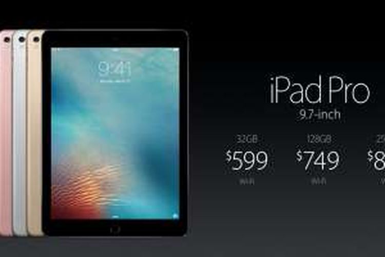 Harga iPad Pro 9,7 inci.