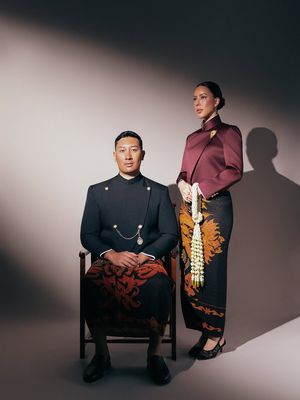 Foto prewedding Darma Mangkuluhur dan Patricia Schuldtz.