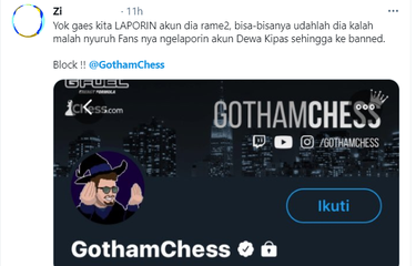Gothamchess Blok Video  untuk Netizen Indonesia