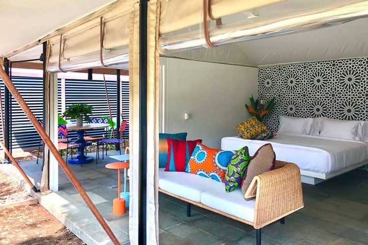 Glamping Origin Uluwatu di Bali.