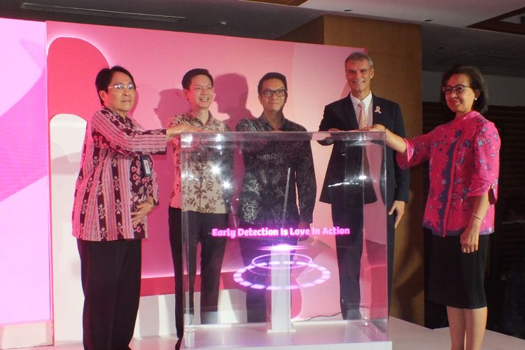 MRCCC Siloam Hospitals Semanggi dan Siemens Healthineers memperkenalkan Mammomat B.brilliant di Jakarta (30/9/2025).
