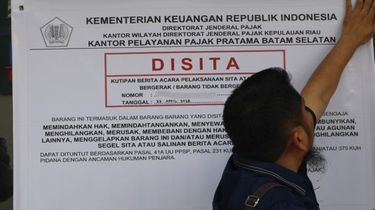 Dirjen Pajak Sita 6 Aset Senilai Rp 1,7 Miliar di Kepri 