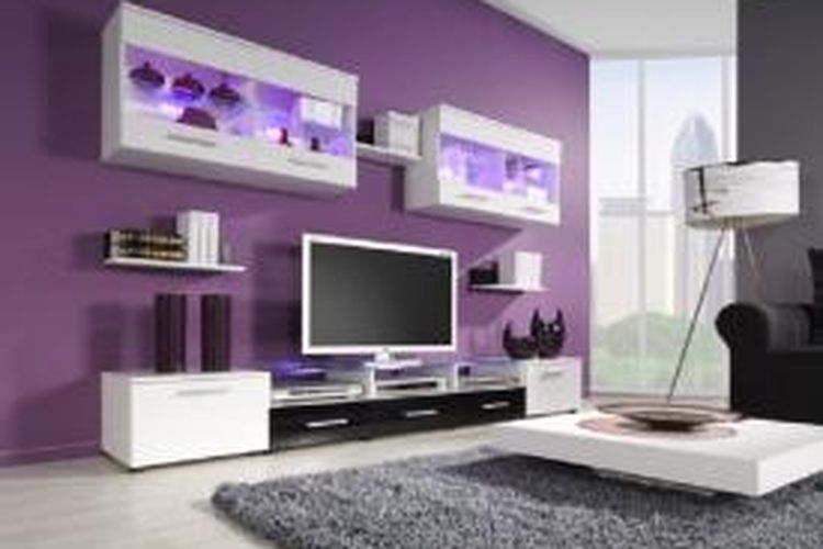 Warna purple lembut