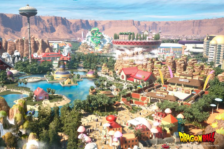 Arab Saudi Akan Bangun Taman Hiburan Dragon Ball di Tanah Seluas 50 Hektar