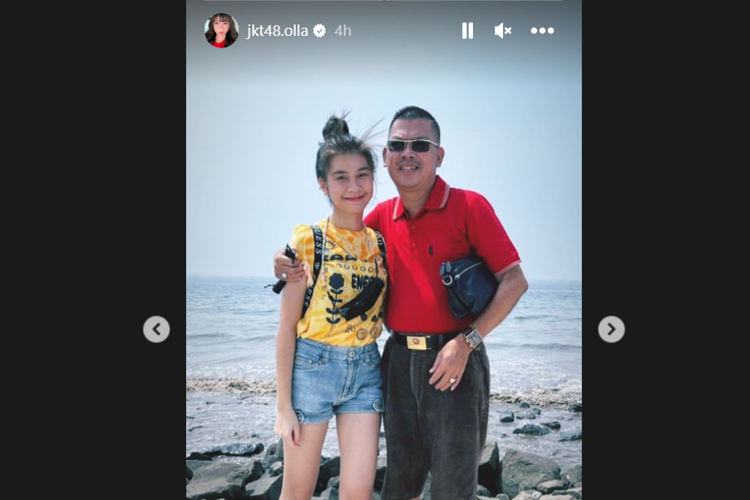Ayah Febriola Sinambela alias Olla JKT48 meninggal dunia pada Rabu (14/12/2022).