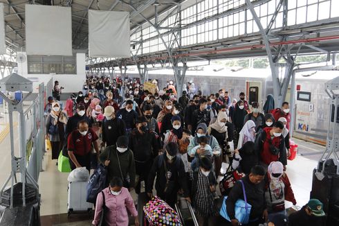 Hingga Jumat 13 Mei, Jakarta Kedatangan Puluhan Ribu Penumpang Kereta