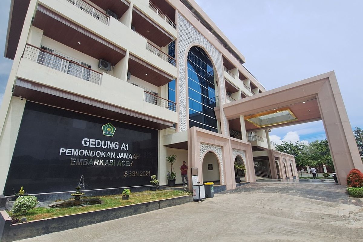 Kompleks asrama haji/embarkasi Aceh di Kota Banda Aceh.