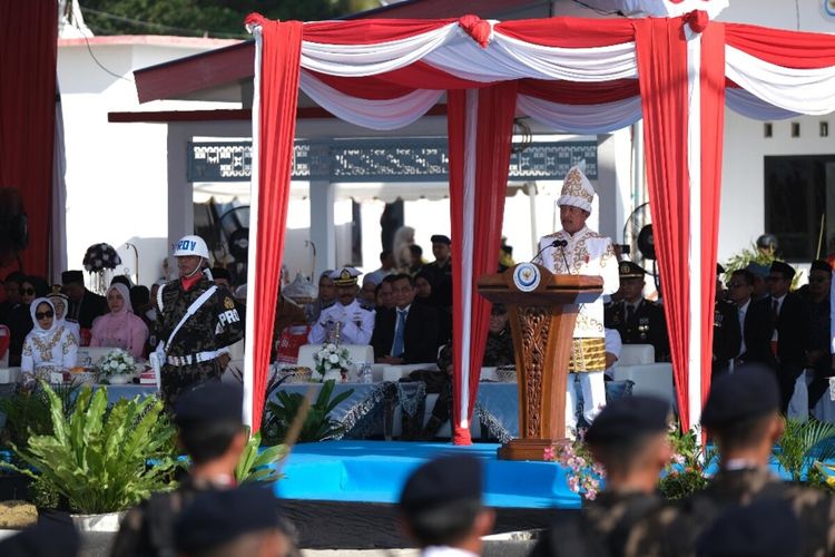 Pimpin Upacara HUT RI di Konawe, Menteri KP: Nelayan Belum Sepenuhnya Nikmati Pembangunan