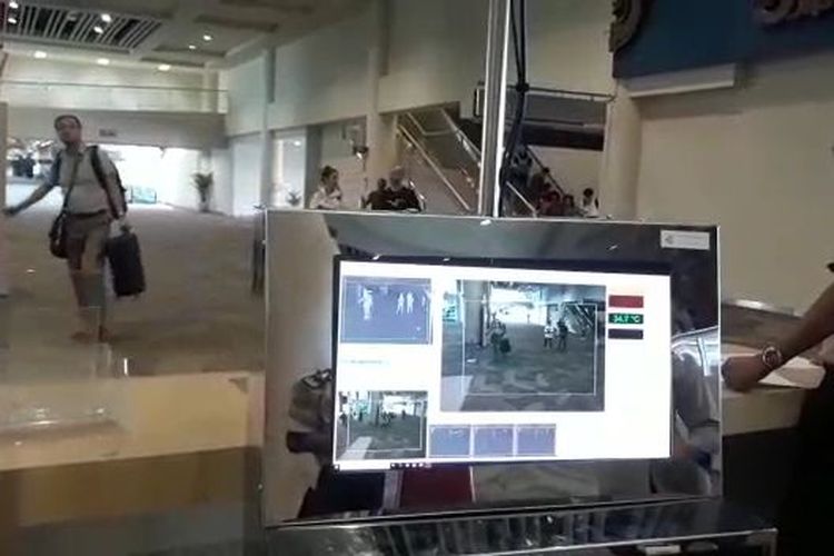 Dua alat pendeteksi suhu terpasang di Bandara I Gusti Ngurah Rai