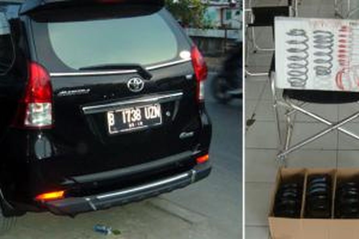 Toyota Avanza ini sudah disiapkan suspensi baru agar lebih menarik.