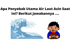 Apa Penyebab Utama Air Laut Asin Saat Ini? Berikut Jawabannya ....