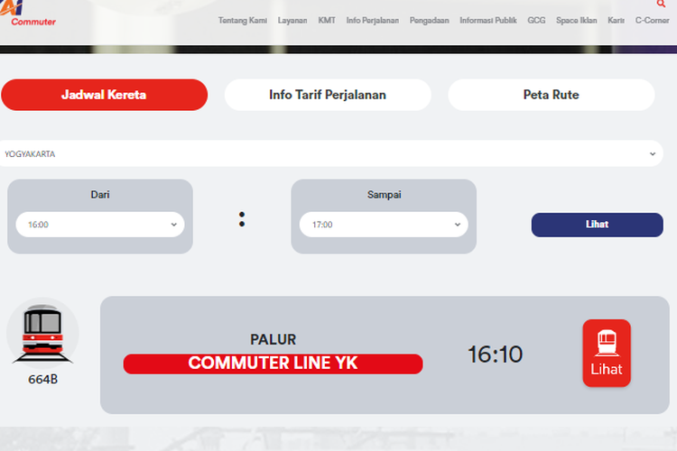 Cara cek jadwal KRL secara online.