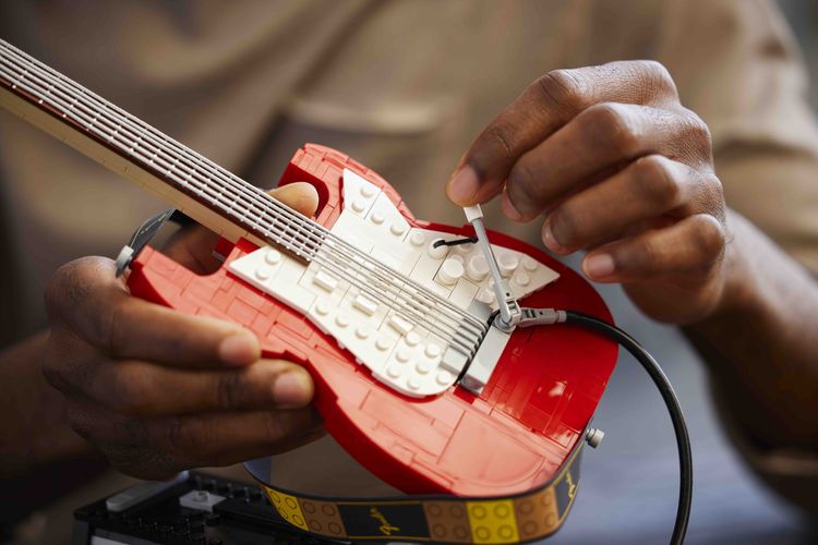 Lego Fender Stratocaster