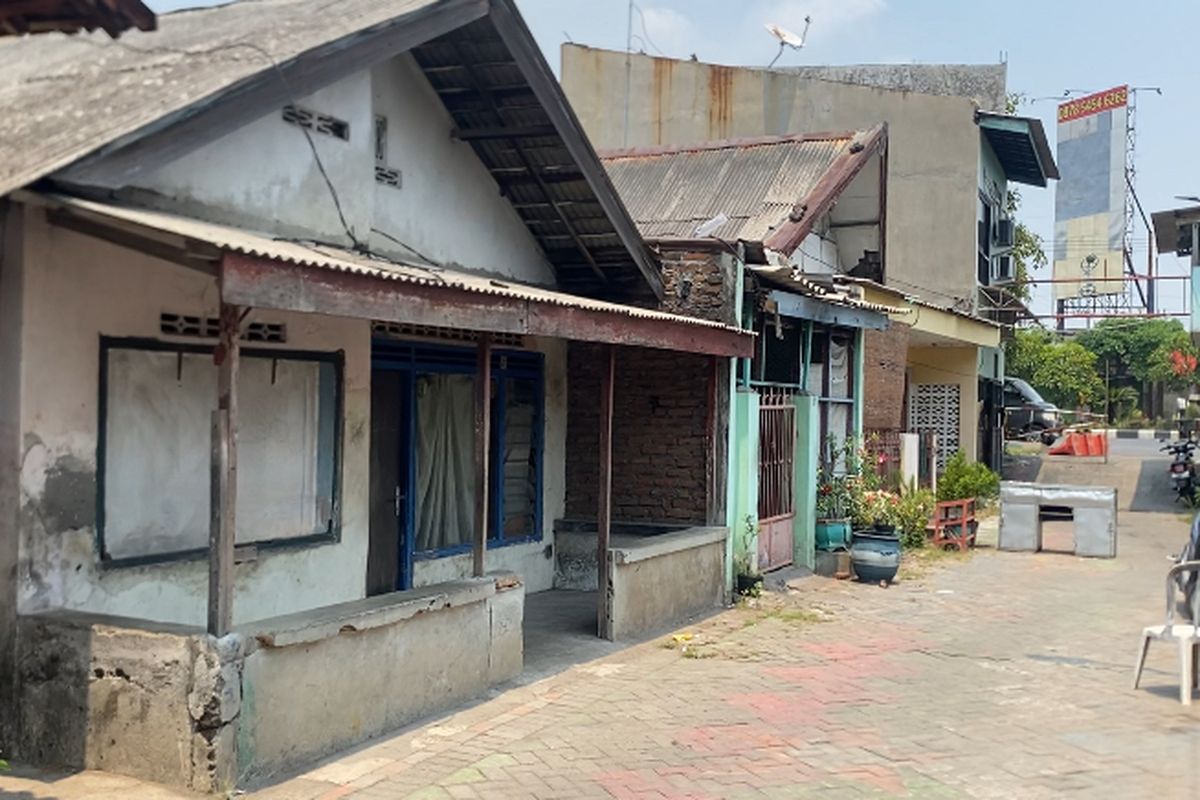 Kondisi rumah di Taman Pelangi, Surabaya, Rabu (8/10/2025).