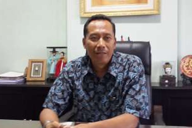 Rektor Universitas Muhammadiyah Malang (UMM) Fauzan saat ditemui di ruang kerjanya, Rabu (27/7/2016)