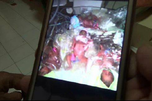 Ibu Muda di Pangkal Pinang Melahirkan 4 Bayi Kembar Secara Normal