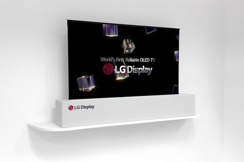 LG Pamer TV 65 Inci yang Bisa Digulung