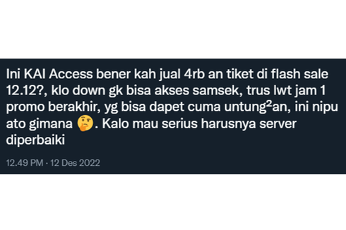 Ramai soal Aplikasi KAI Access Dikeluhkan 