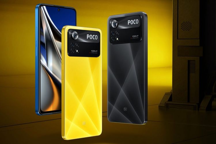 Ilustrasi Poco X4 Pro 5G.