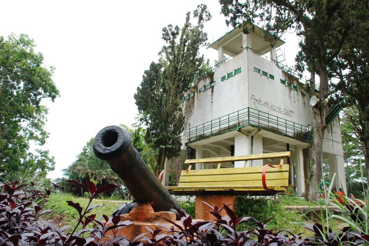 Benteng Fort de Kock, di Bukittinggi, Sumatera Barat.