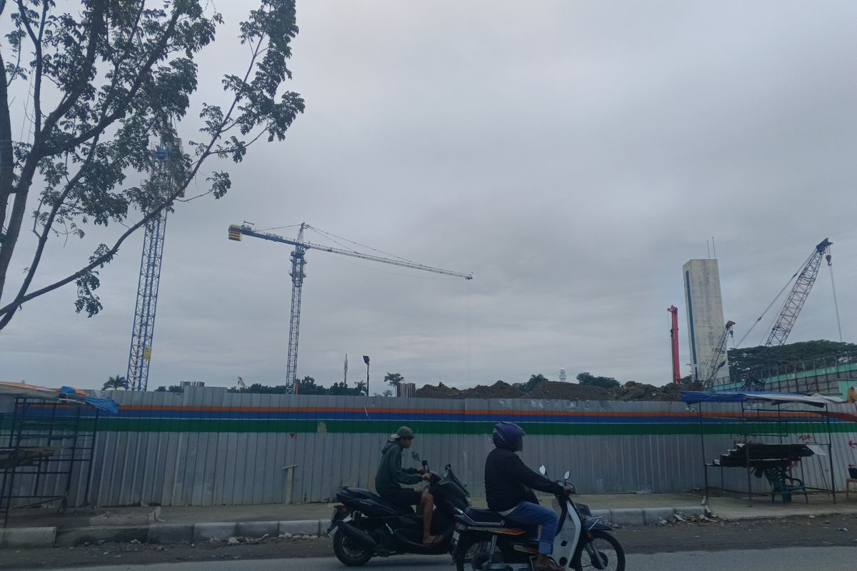 Penampakan Stadion Teladan Medan yang sedang dalam proses revitalisasi, Kamis (26/9/2024)