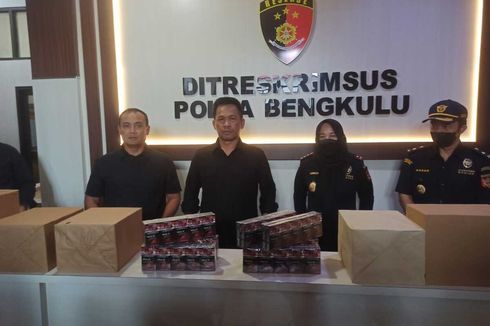 Polda Bengkulu Sita 2,3 Juta Batang Rokok Ilegal, Diduga Dikirim dari Malang