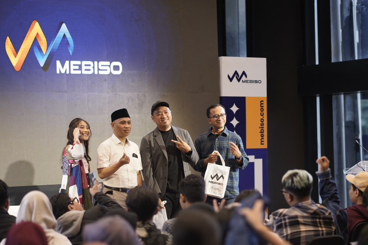 Platform kekayaan intelektual Mebiso meluncurkan fitur anyar bernama Mebiso Image Protection dalam acara ?AIRONI: AI VS Kreator Seni? di Gelanggang Inovasi dan Kreativitas Universitas Gadjah Mada (UGM), Yogyakarta, Sabtu (31/5/2025).