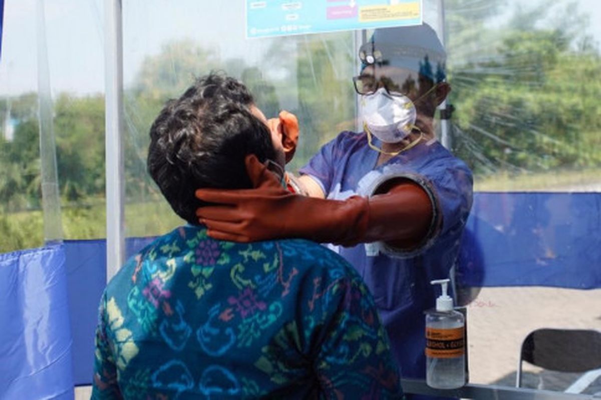 Bilik Gama Swab untuk uji virus corona buatan UGM