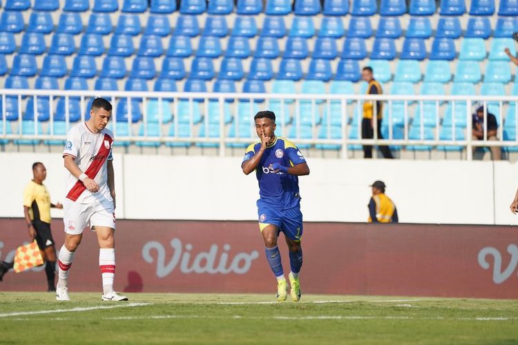 Hasil Arema FC Vs Persis Solo 2-0: Gabriel Silva Borong Dua Gol