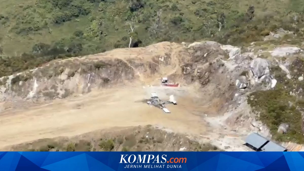 KKB Diduga Bakar Pesawat AMA di Yahukimo